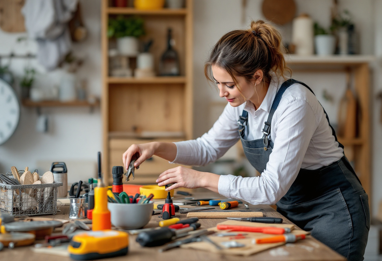 Travaux de petit bricolage (dépenses limitées à 500€ par an et par foyer)